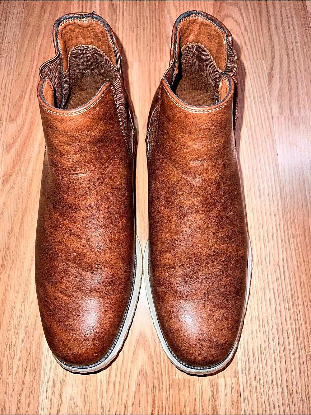 NY&C Brown Chelsea Boots Like New